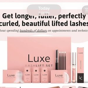 Luxe Lash Lift Kit in Soft Pink